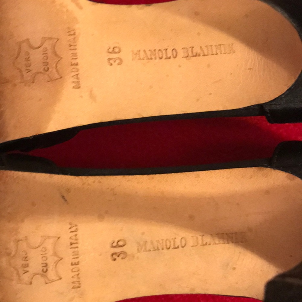 Manolo Blahnik Open Toe Heels - Picture 7 of 8